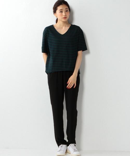 UNITED ARROWS(ユナイテッドアローズ)の「SFL ギャザーパンツ ◆(その他パンツ・レディース・ブラック/ネイビー/その他1・フリー)」の15枚目の写真