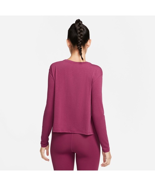 NIKE(ナイキ)の「ナイキ NIKE ナイキ NY DF L/S トップ(Tシャツ/カットソー・レディース・パープル/ブラック・M/L)」の5枚目の写真