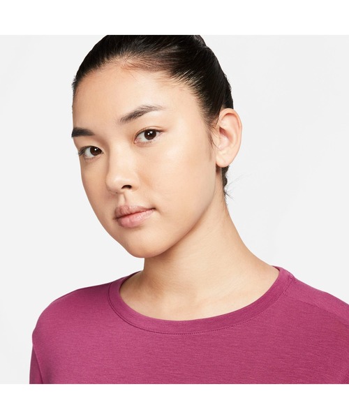 NIKE(ナイキ)の「ナイキ NIKE ナイキ NY DF L/S トップ(Tシャツ/カットソー・レディース・パープル/ブラック・M/L)」の6枚目の写真