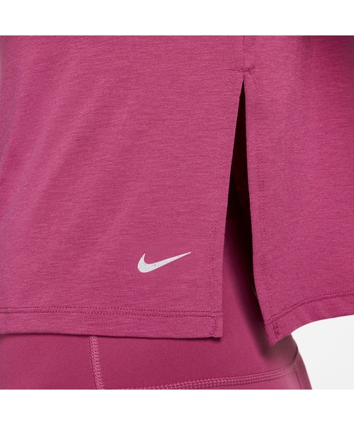 NIKE(ナイキ)の「ナイキ NIKE ナイキ NY DF L/S トップ(Tシャツ/カットソー・レディース・パープル/ブラック・M/L)」の7枚目の写真