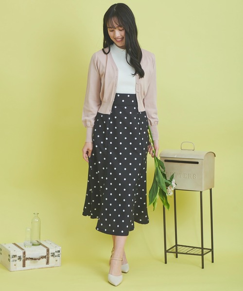 NOELA(ノエラ)の「パターン柄ドッキングワンピース(ワンピース・レディース・イエロー/ブラック/オフホワイト・S/M)」の12枚目の写真