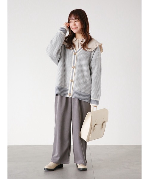 ehka sopo（エヘカソポ）の「タックワイドパンツ（その他パンツ・レディース・ベージュ/グレー/グリーン・ﾌﾘ-）」の22枚目の写真