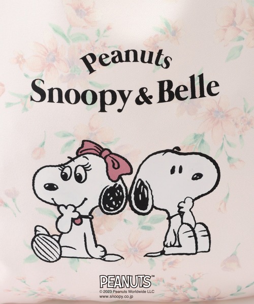 PEANUTS(ピーナッツ)の「スヌーピー&ベルフリルトートバッグ(トートバッグ・レディース・ピンク系その他・FREE)」の9枚目の写真