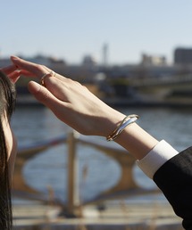 Nothing And Others | 「Nothing And Others/ナッシングアンドアザーズ」Nuance line cross Bangle(バングル/リストバンド)