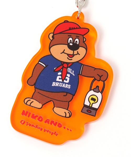 niko and...（ニコアンド）の「【BILLY(ビリー)】キャンプキーホルダー（キーホルダー・レディース・オレンジ/セージグリーン/ライトイエロー・0）」の6枚目の写真