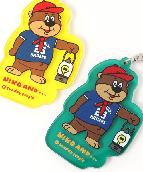 niko and...（ニコアンド）の「【BILLY(ビリー)】キャンプキーホルダー（キーホルダー・レディース・オレンジ/セージグリーン/ライトイエロー・0）」の8枚目の写真