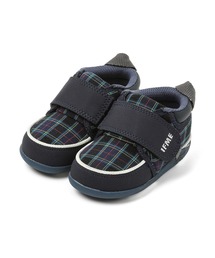 スニーカー（ブルー・ネイビー/青色系・チェック柄）ファッション通販