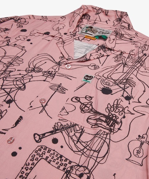 DEUS EX MACHINA(デウスエクスマキナ)の「R.G CATO SS SHIRT(シャツ/ブラウス・メンズ・ピンク/ブラック・SMALL/MEDIUM/LARGE)」の16枚目の写真