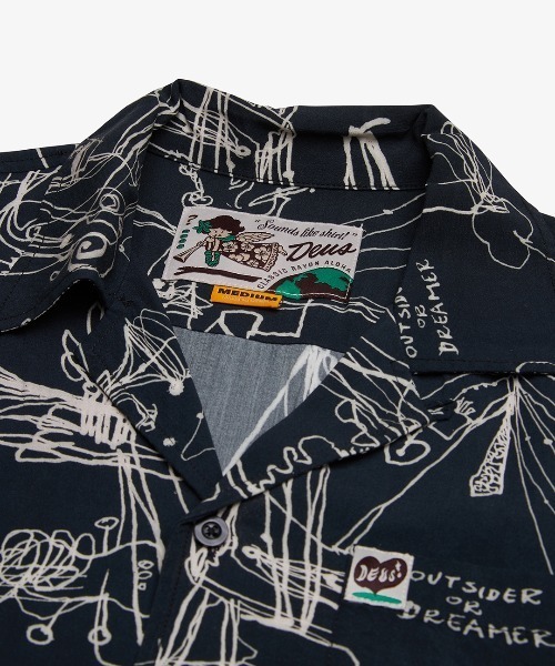 DEUS EX MACHINA(デウスエクスマキナ)の「R.G CATO SS SHIRT(シャツ/ブラウス・メンズ・ピンク/ブラック・SMALL/MEDIUM/LARGE)」の9枚目の写真