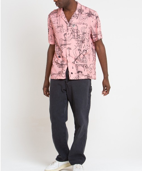 DEUS EX MACHINA(デウスエクスマキナ)の「R.G CATO SS SHIRT(シャツ/ブラウス・メンズ・ピンク/ブラック・SMALL/MEDIUM/LARGE)」の10枚目の写真