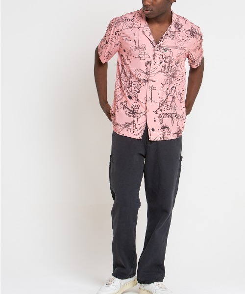 DEUS EX MACHINA(デウスエクスマキナ)の「R.G CATO SS SHIRT(シャツ/ブラウス・メンズ・ピンク/ブラック・SMALL/MEDIUM/LARGE)」の11枚目の写真