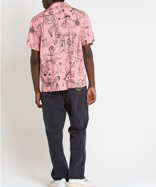 DEUS EX MACHINA(デウスエクスマキナ)の「R.G CATO SS SHIRT(シャツ/ブラウス・メンズ・ピンク/ブラック・SMALL/MEDIUM/LARGE)」の12枚目の写真