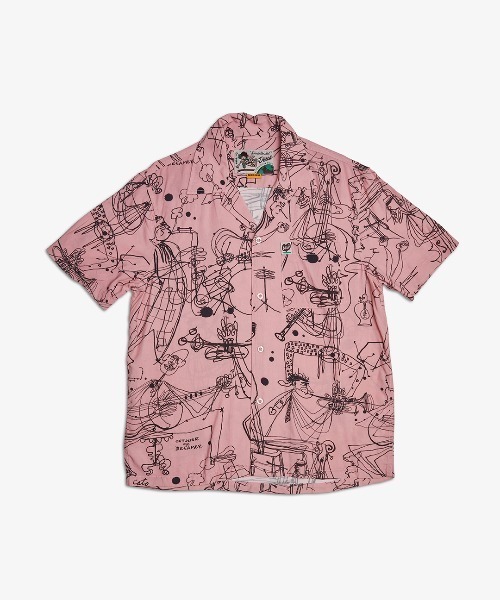 DEUS EX MACHINA(デウスエクスマキナ)の「R.G CATO SS SHIRT(シャツ/ブラウス・メンズ・ピンク/ブラック・SMALL/MEDIUM/LARGE)」の13枚目の写真