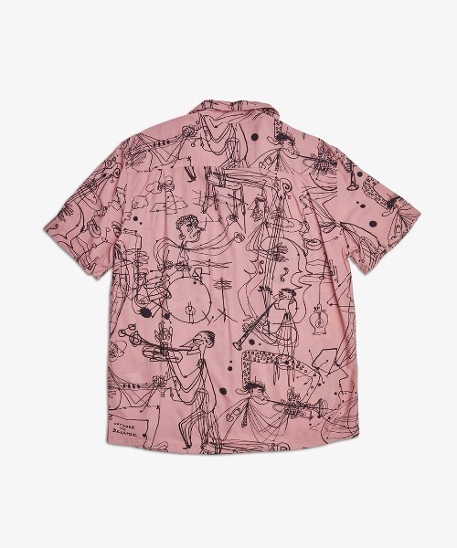 DEUS EX MACHINA(デウスエクスマキナ)の「R.G CATO SS SHIRT(シャツ/ブラウス・メンズ・ピンク/ブラック・SMALL/MEDIUM/LARGE)」の14枚目の写真