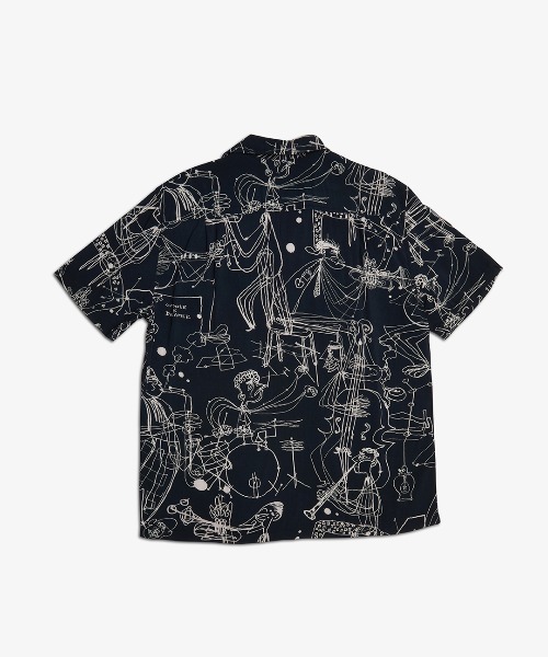DEUS EX MACHINA(デウスエクスマキナ)の「R.G CATO SS SHIRT(シャツ/ブラウス・メンズ・ピンク/ブラック・SMALL/MEDIUM/LARGE)」の7枚目の写真