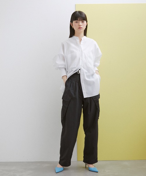 ADAM ET ROPE'(アダムエロペ)の「【一部サイト限定】TCブロードバンドカラーシャツ(シャツ/ブラウス・レディース・オフホワイト/キナリ/ピンク/ブルー系その他5/ブルー系その他4/ピンク系その他2/ホワイト系その他5/ブルー系その他6・FREE)」の14枚目の写真