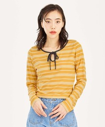 X-girl | STRIPED TEARDROP TOP(Tシャツ/カットソー)