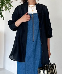 シアーオーバーシャツ