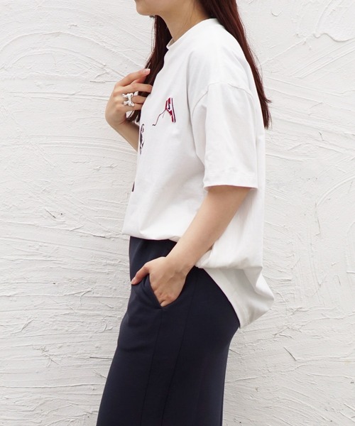 O.K.（オーケー）の「O.K. / オーケー AJ1 BANKSY SHORT SLEEVE TEE GIRL(EXCLUSIVE) AJ1バンクシーTガール（Tシャツ/カットソー・メンズ・ブラック/ホワイト・ONE SIZE）」の16枚目の写真