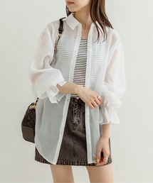 OLIVE des OLIVE | 【WEB限定カラー有】クアンクシャツ/ストライプシャツ(シャツ/ブラウス)