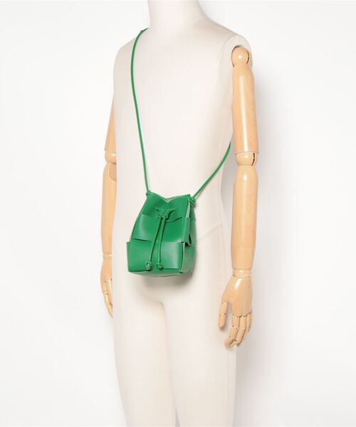 Burner(バーナー)の「【OKUOKU 0909】フェイクレザー ミニ ショルダーバッグ oku-bag-669245652324-24 U(ショルダーバッグ・レディース・ブラック/ホワイト/グリーン・FREE)」の10枚目の写真
