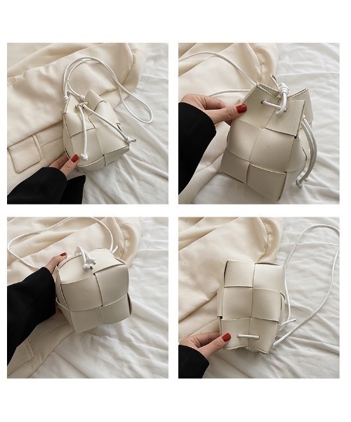 Burner(バーナー)の「【OKUOKU 0909】フェイクレザー ミニ ショルダーバッグ oku-bag-669245652324-24 U(ショルダーバッグ・レディース・ブラック/ホワイト/グリーン・FREE)」の22枚目の写真