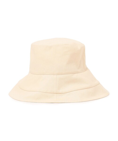 SHIPS（シップス）の「* 紐付き つば広 ハット◆（ハット・レディース・オフホワイト/ブラック/ベージュ・ONE SIZE）」の12枚目の写真