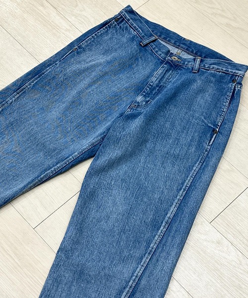 KIIT(キート)の「KIIT キート / SENTER SLIT PANTS センタースリットパンツ / KIP-P93A-006(デニムパンツ・メンズ・インディゴブルー・1/2/3)」の7枚目の写真