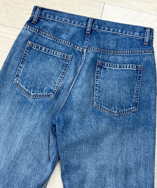 KIIT(キート)の「KIIT キート / SENTER SLIT PANTS センタースリットパンツ / KIP-P93A-006(デニムパンツ・メンズ・インディゴブルー・1/2/3)」の8枚目の写真