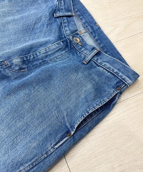 KIIT(キート)の「KIIT キート / SENTER SLIT PANTS センタースリットパンツ / KIP-P93A-006(デニムパンツ・メンズ・インディゴブルー・1/2/3)」の10枚目の写真