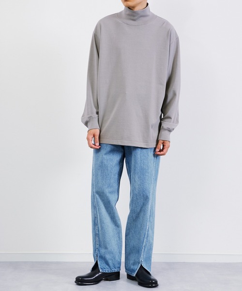 KIIT(キート)の「KIIT キート / SENTER SLIT PANTS センタースリットパンツ / KIP-P93A-006(デニムパンツ・メンズ・インディゴブルー・1/2/3)」の12枚目の写真