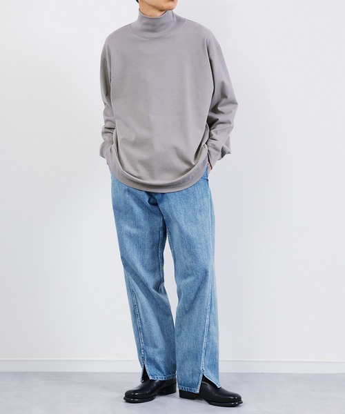 KIIT(キート)の「KIIT キート / SENTER SLIT PANTS センタースリットパンツ / KIP-P93A-006(デニムパンツ・メンズ・インディゴブルー・1/2/3)」の14枚目の写真