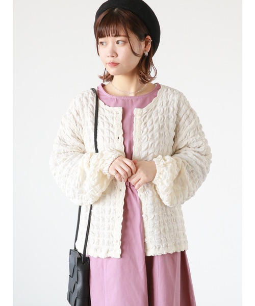 ehka sopo（エヘカソポ）の「配色ステッチワンピース（ワンピース・レディース・キナリ/ブラック/ベビーピンク・ﾌﾘ-）」の15枚目の写真