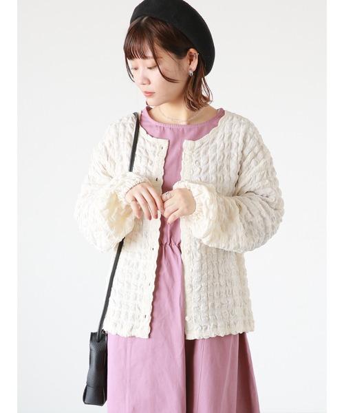 ehka sopo（エヘカソポ）の「配色ステッチワンピース（ワンピース・レディース・キナリ/ブラック/ベビーピンク・ﾌﾘ-）」の17枚目の写真