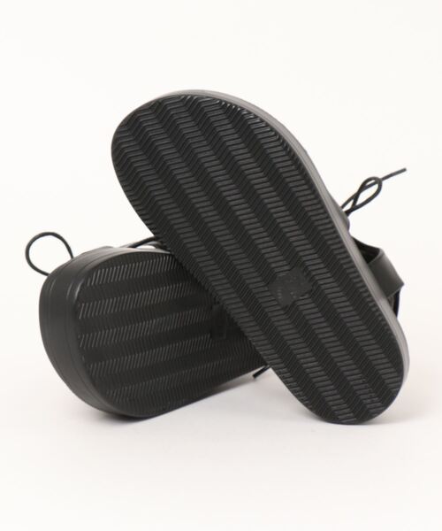 Fabby fabby(ファビィーファビィー)の「レースアップコンフォートサンダル(サンダル・レディース・ブラック/オフホワイト/ブラウン・SMALL/MEDIUM/LARGE)」の4枚目の写真