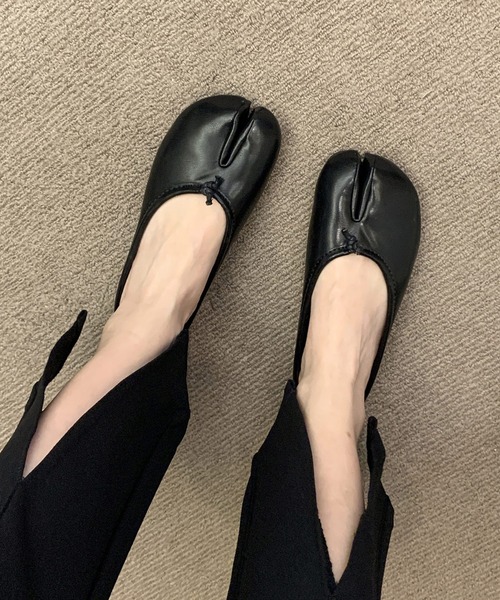 フラット 足袋シューズ（パンプス）｜shopnikoniko（ショップ
