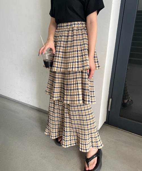 セール】《Delfy》【低身長用サイズあり】カンカンフリルティアード