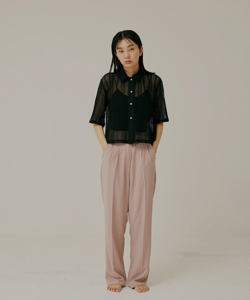 Alia(アリア)の「High waist asymmetry pants(その他パンツ・レディース・イエロー/ブラック・M/S/S-Short)」の3枚目の写真