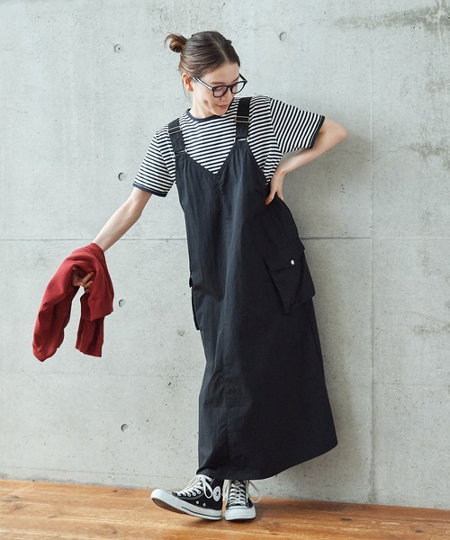 PAR ICI（パーリッシィ）の「ボーダー配色バインダー 半袖Tシャツ（Tシャツ/カットソー・レディース・オレンジ系その他/ブルー/ダークグリーン/グリーン/ネイビー/オレンジ/レッド・FREE）」の17枚目の写真