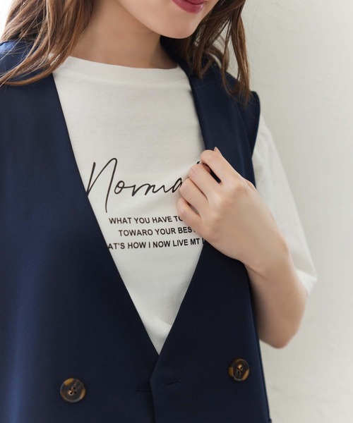 fifth(フィフス)の「とろみ素材ノーカラージレ(その他アウター・レディース・ネイビー/モカ・XS/M)」の19枚目の写真