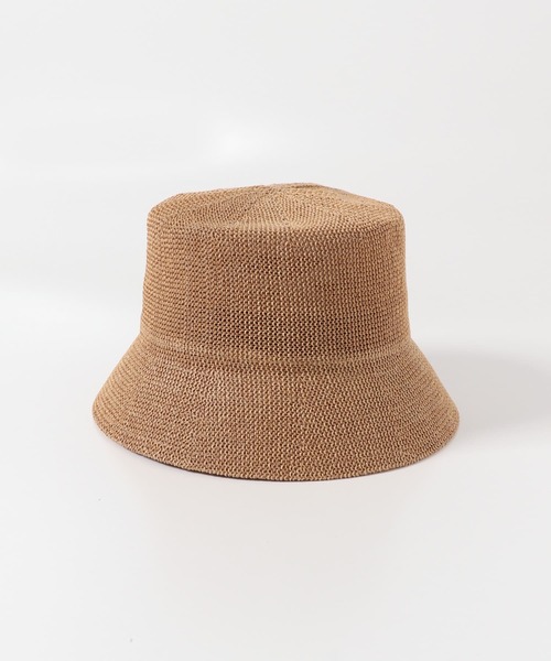 コマ編みバケットハット