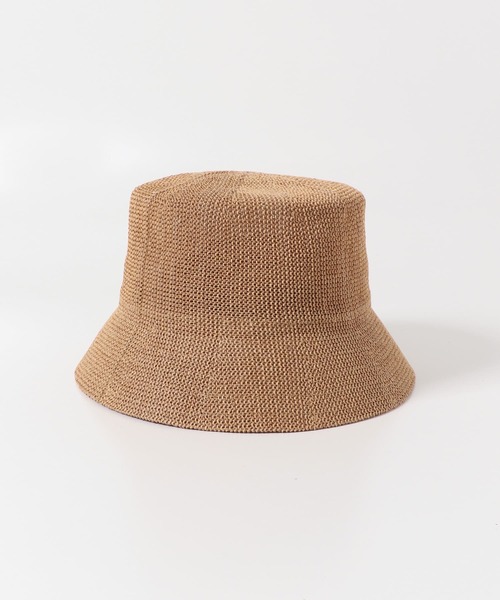 コマ編みバケットハット