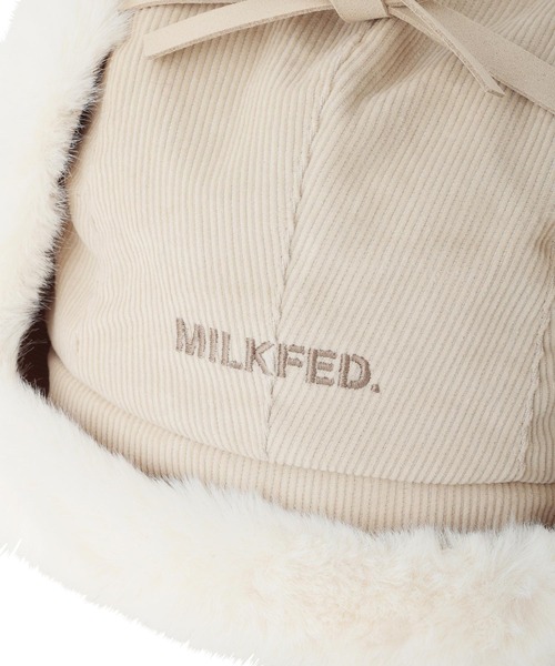 MILKFED.（ミルクフェド）の「FAUX FUR FLIGHT HAT（ハット・レディース・オフホワイト/ブラック/ベージュ・ONE SIZE）」の12枚目の写真