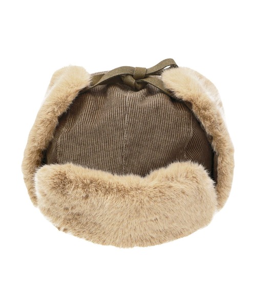 MILKFED.（ミルクフェド）の「FAUX FUR FLIGHT HAT（ハット・レディース・オフホワイト/ブラック/ベージュ・ONE SIZE）」の21枚目の写真