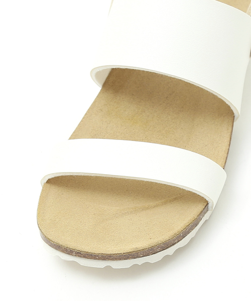 Au BANNISTER（オゥバニスター）の「【販売店舗限定】フットベッドサンダル（サンダル・レディース・ホワイト/ブラック/ベージュ/ブロンズ/グレー・S/M/L）」の19枚目の写真