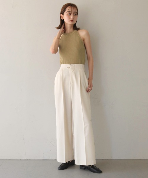 CLEIO（クレイオ）の「【CLEIO】アメスリボレロセットニット（ニット/セーター・レディース・ブラウン/アイボリー/オリーブ系・FREE）」の9枚目の写真