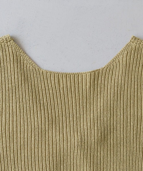 CLEIO（クレイオ）の「【CLEIO】アメスリボレロセットニット（ニット/セーター・レディース・ブラウン/アイボリー/オリーブ系・FREE）」の4枚目の写真