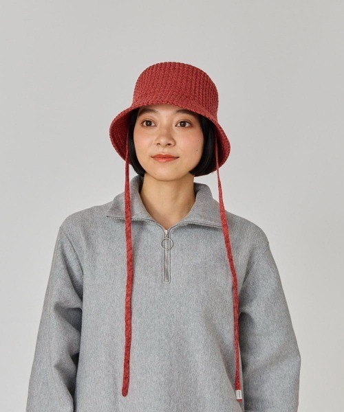 OVERRIDE（オーバーライド）の「OVERRIDE  THERMO THERMAL TULIP SG / オーバーライド（ハット・レディース・ピンク/ベージュ/ブラック・58cm）」の19枚目の写真