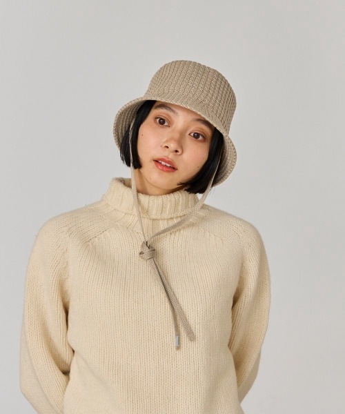 OVERRIDE（オーバーライド）の「OVERRIDE  THERMO THERMAL TULIP SG / オーバーライド（ハット・レディース・ピンク/ベージュ/ブラック・58cm）」の10枚目の写真