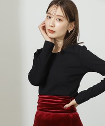 N.（N. Natural Beauty Basic） | ◆テレコボートネックカットソー(Tシャツ/カットソー)